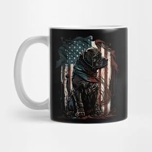 Patriotic Dog Loyalty Mug